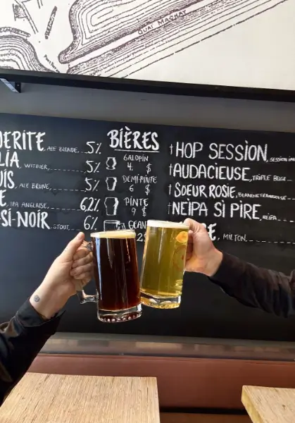Bières de microbrasserie